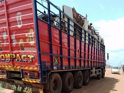 ISCOB LOADED CARGO WITH IRON SCRAPS MATERIAL